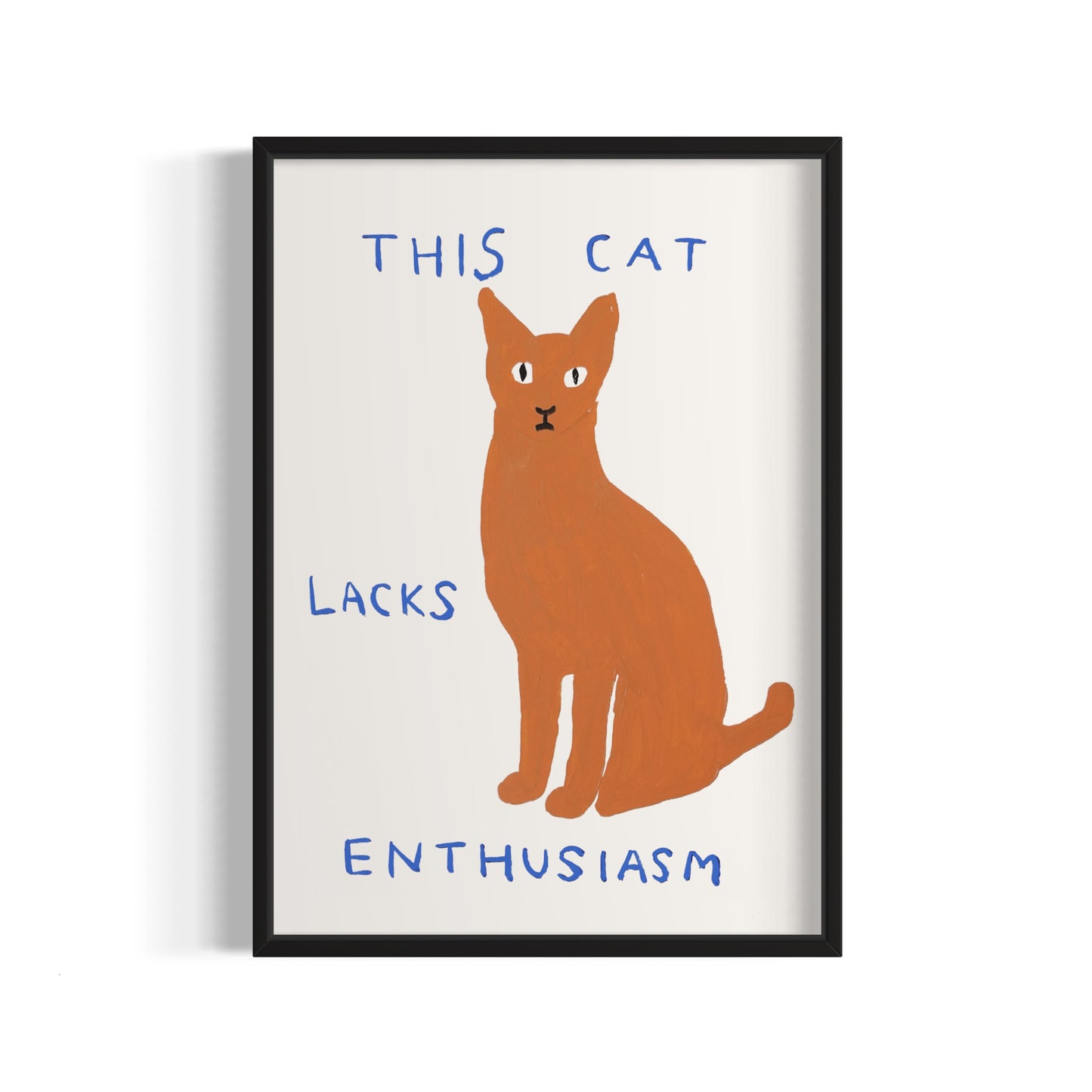 This cat lacks enthusiasm