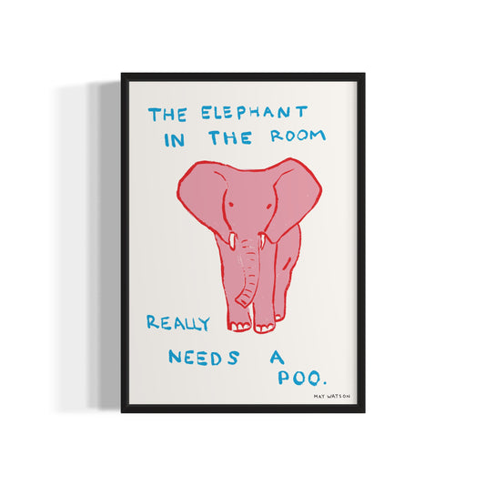 THE ELEPHANT NEEDS A POO