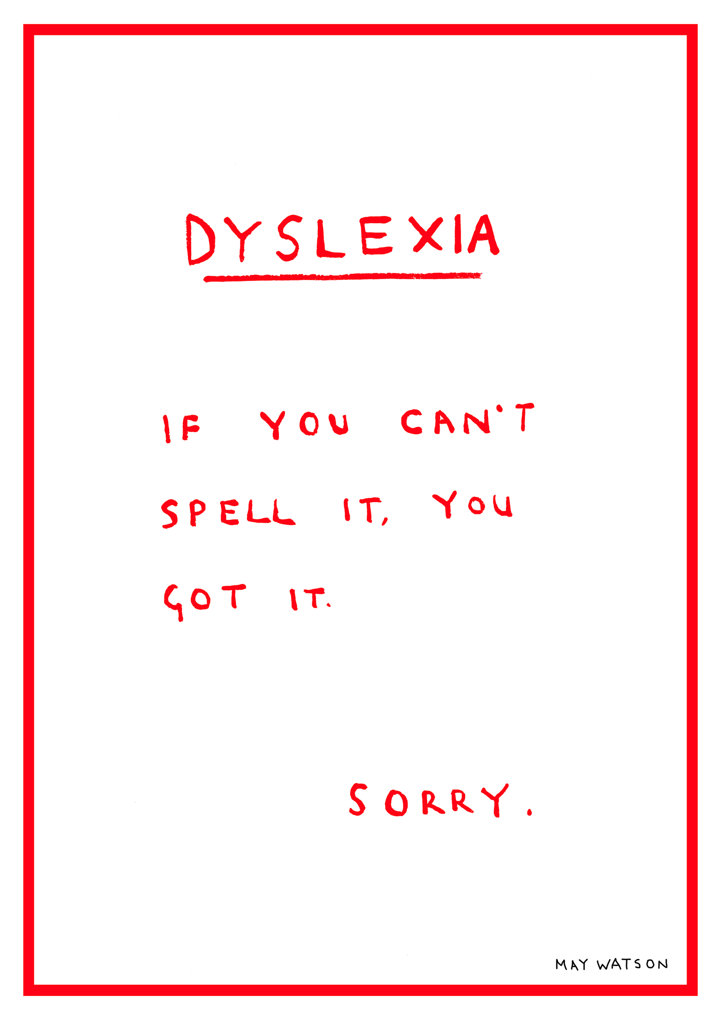 DYSLEXIA