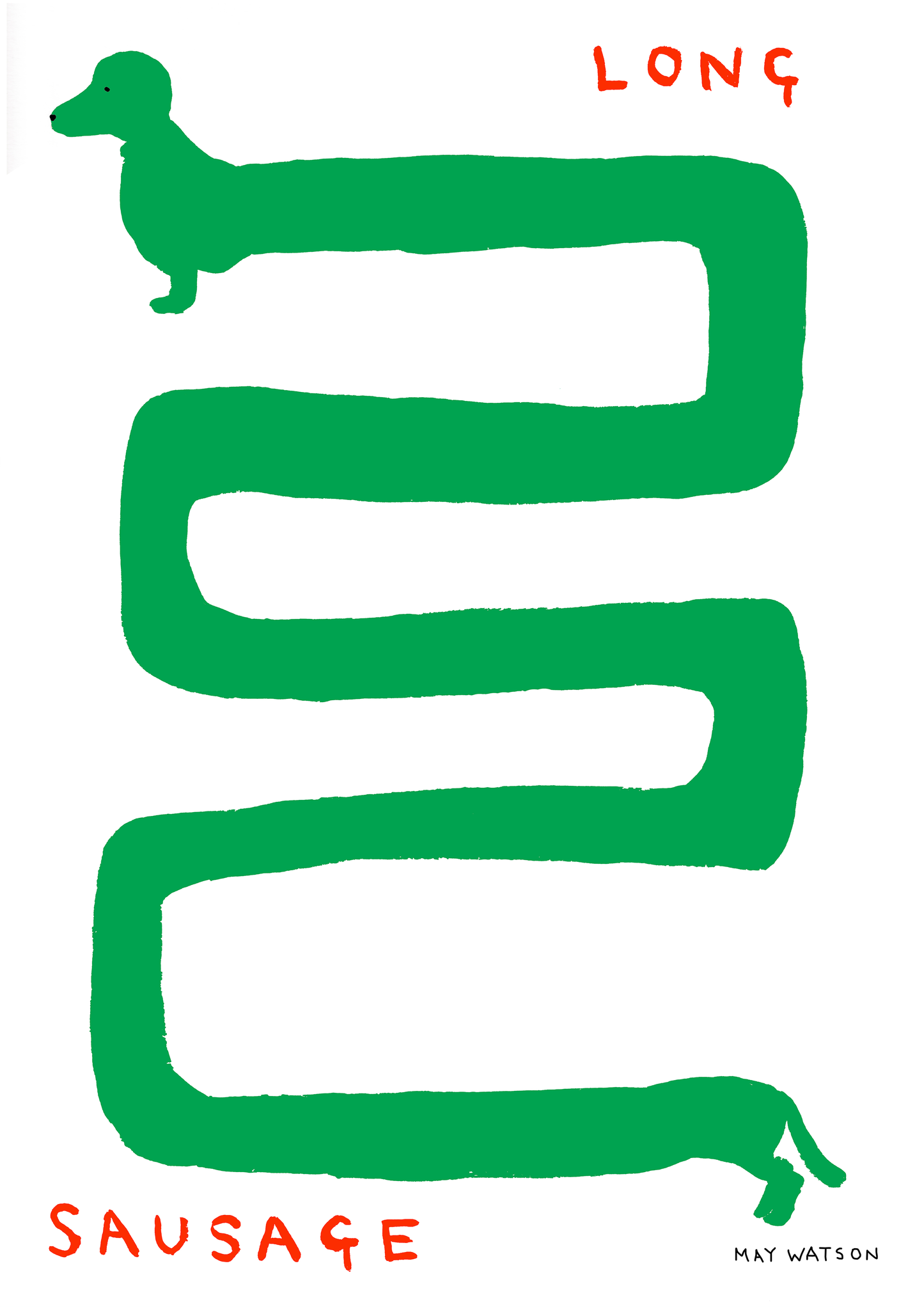 LONG SAUSAGE (GREEN)