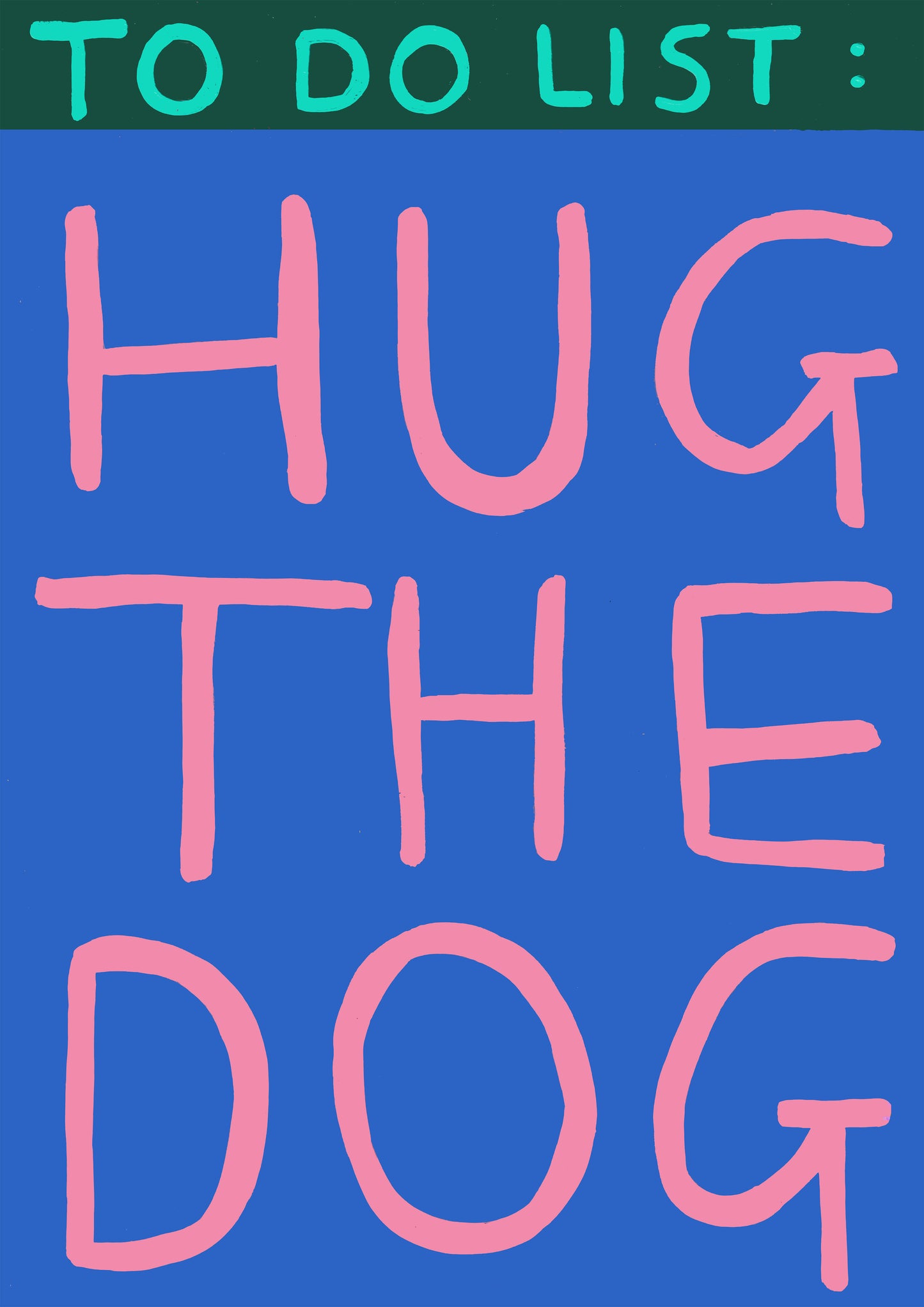 HUG THE DOG